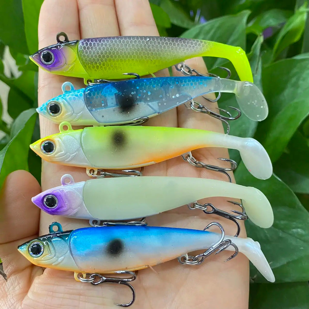 Soft Rubber Jig Head Fishing Lure