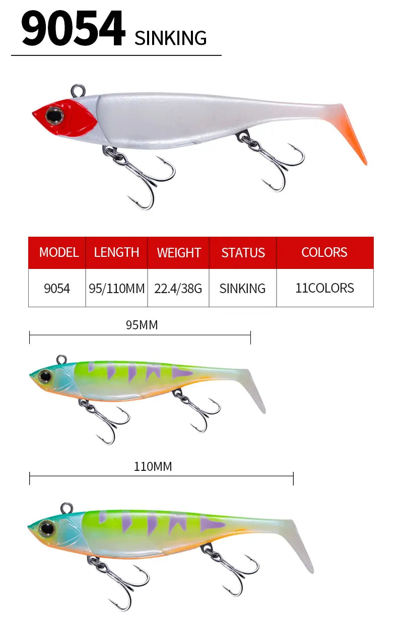 Soft Rubber Jig Head Fishing Lure