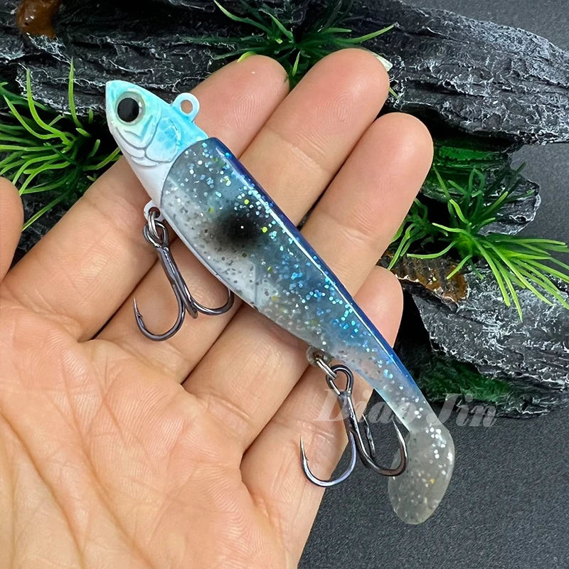 Soft Rubber Jig Head Fishing Lure