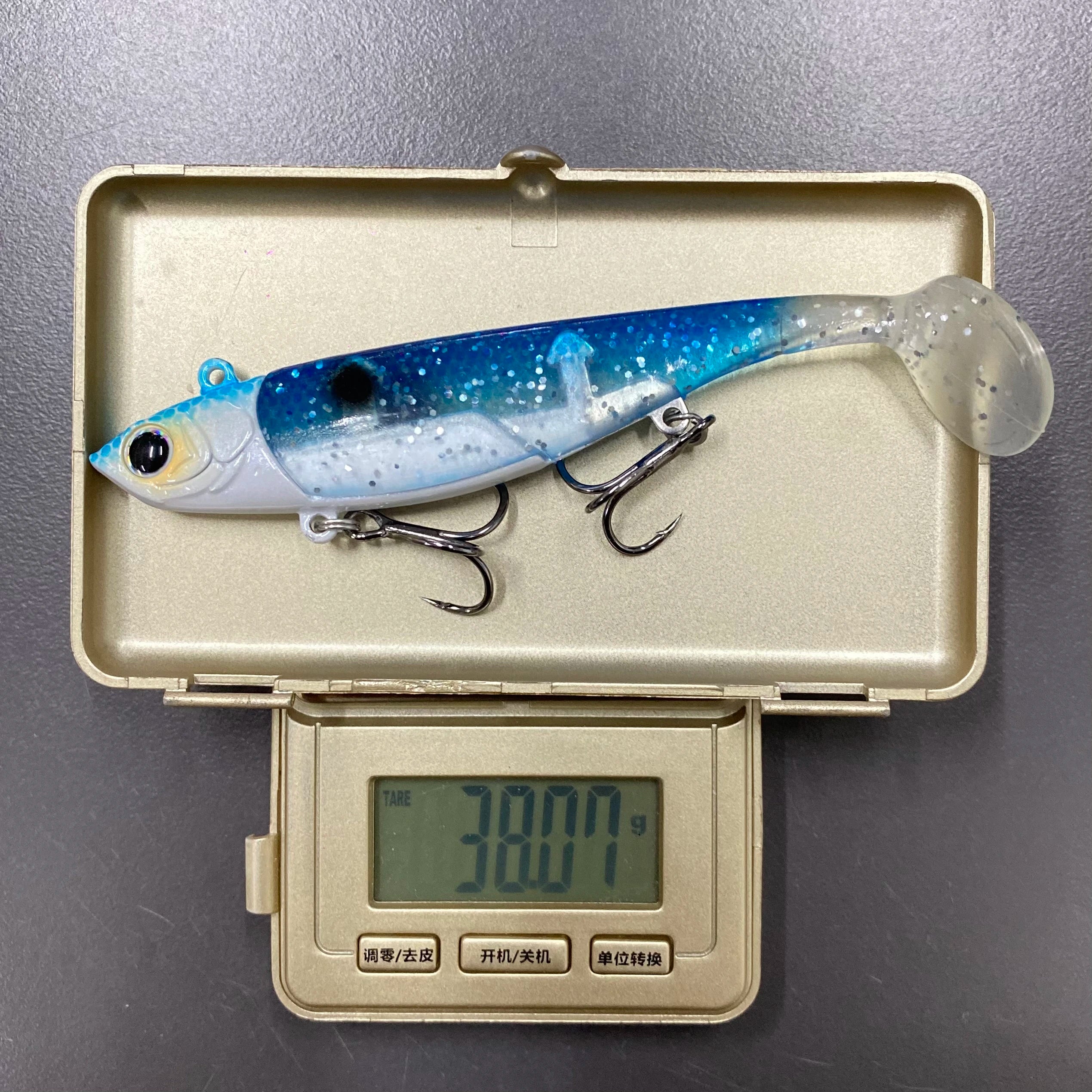 Soft Rubber Jig Head Fishing Lure
