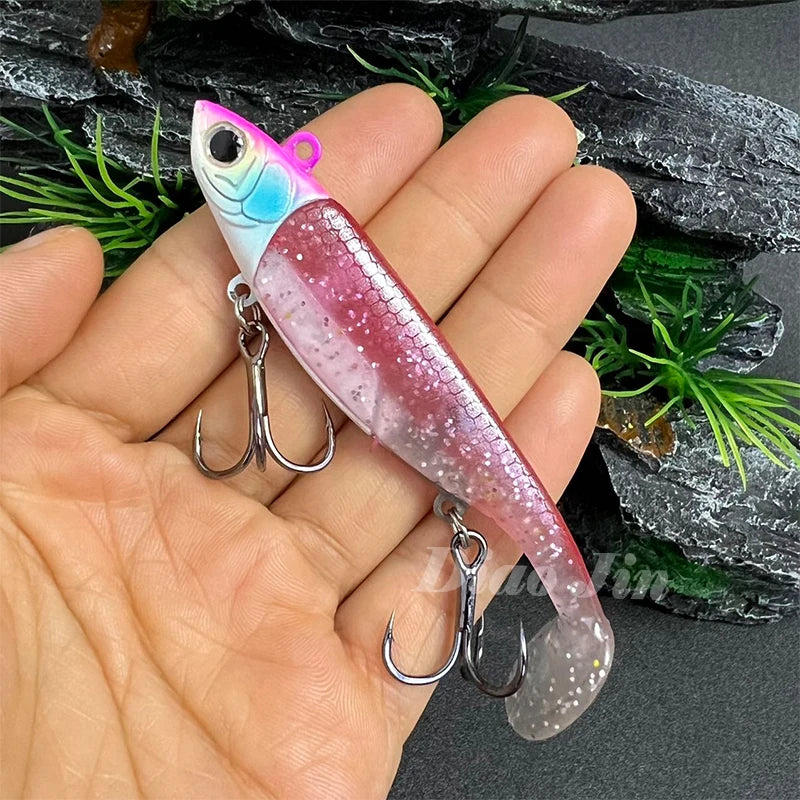 Soft Rubber Jig Head Fishing Lure