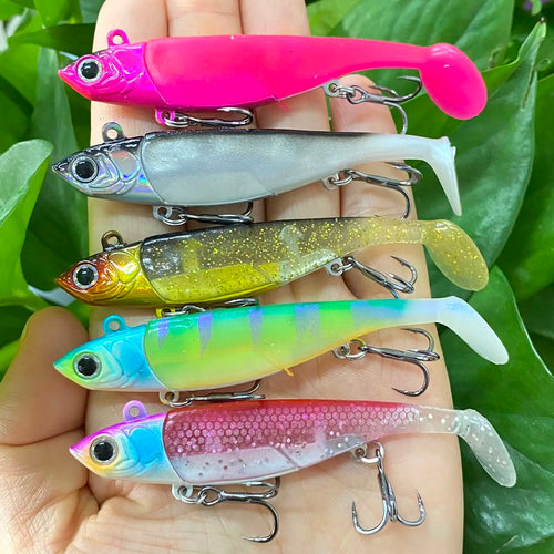 Soft Rubber Jig Head Fishing Lure