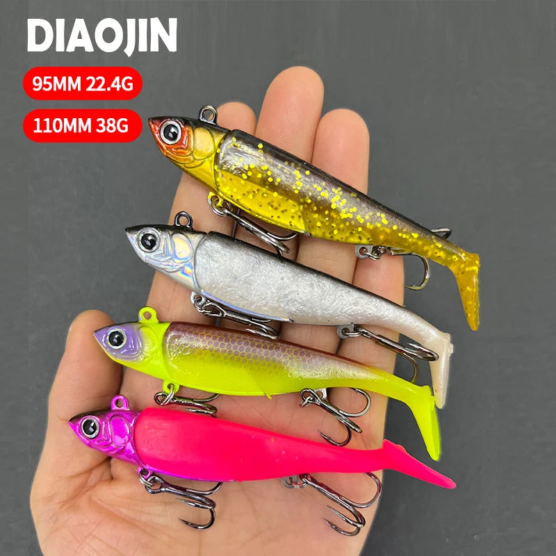 Soft Rubber Jig Head Fishing Lure