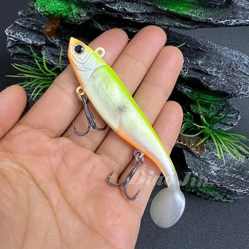 Soft Rubber Jig Head Fishing Lure