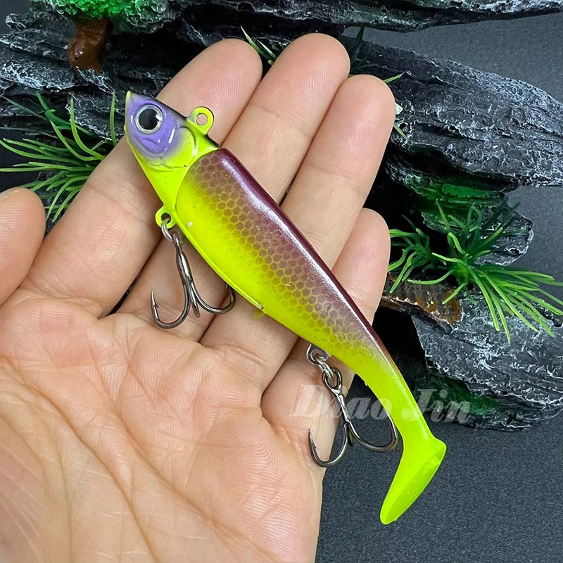 Soft Rubber Jig Head Fishing Lure