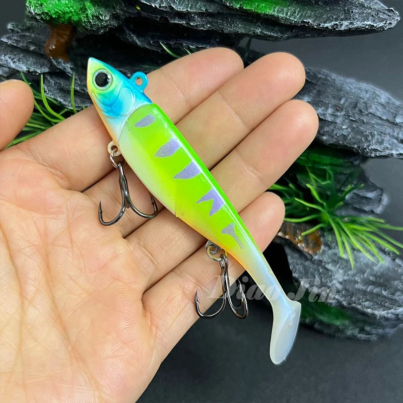 Soft Rubber Jig Head Fishing Lure