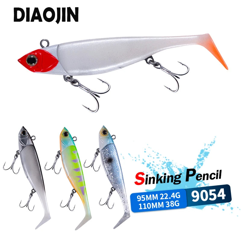 Soft Rubber Jig Head Fishing Lure